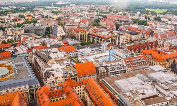 Leipzig aerial view (HDR) — Stock Photo, Image