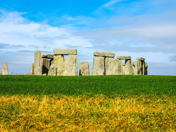 Wiltshire-ben HDR Stonehenge-emlékmű — Stock Fotó