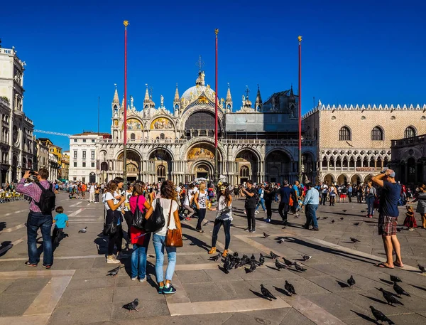 HDR St Mark Meydanı Venedik