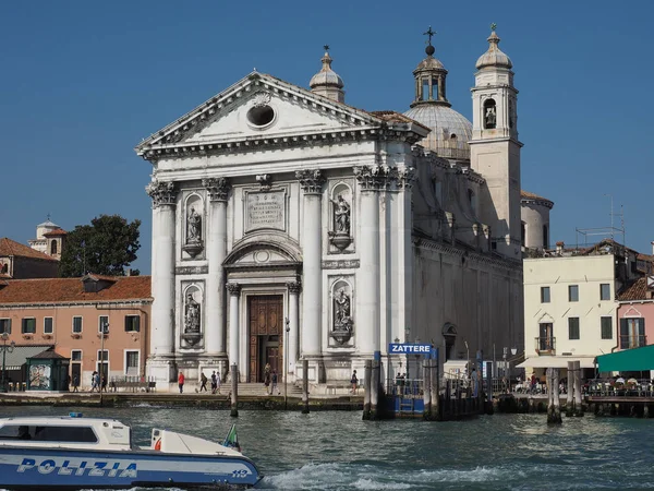 I Джезуатская церковь в Венеции — стоковое фото