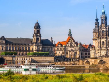 Elbe Nehri Dresden (Hdr)