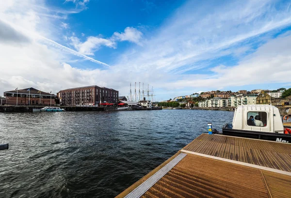 HDR Bristol hamnen i Bristol — Stockfoto