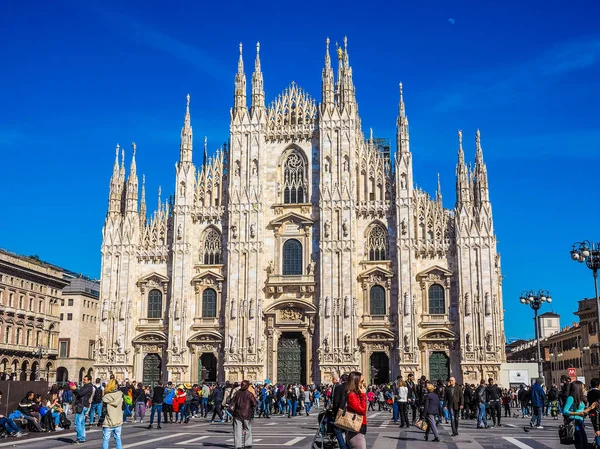 Katedra w Mediolanie (Hdr) — Zdjęcie stockowe
