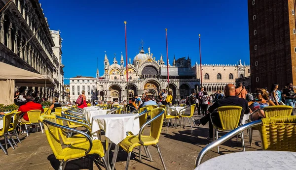 HDR St Mark Meydanı Venedik — Stok fotoğraf