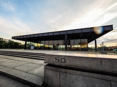 Berlin 'de Neue Nationalgalerie (HDR)