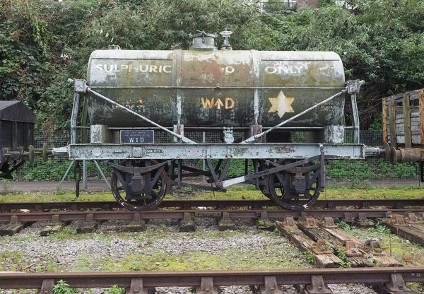 Bristol Harbour old trains in Bristol — Stock Photo, Image