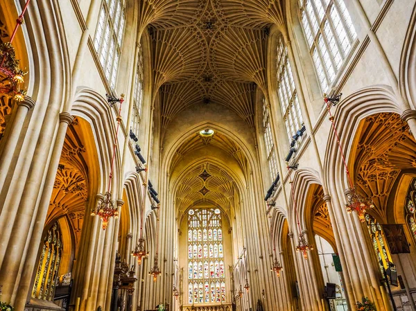 HDR Bath Abbey in Bath — Stock Photo, Image