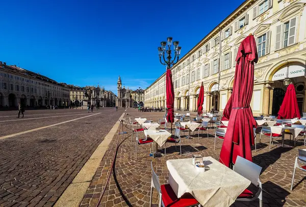 Piazza San Carlo, Torino (Hdr) — Stok fotoğraf