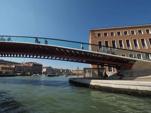 Ponte della Costituzione en Venecia — Foto de Stock