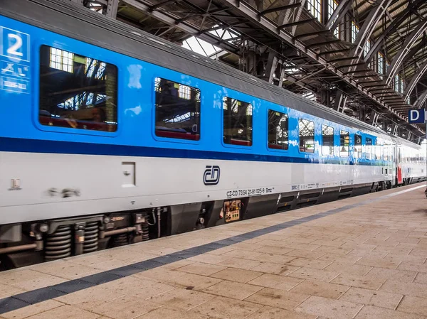 Tsjechische trein (Hdr) — Stockfoto