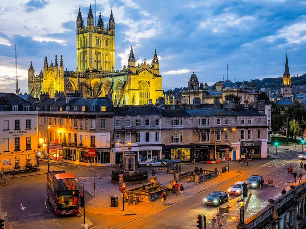 HDR Bath Abbey in Bad — Stockfoto