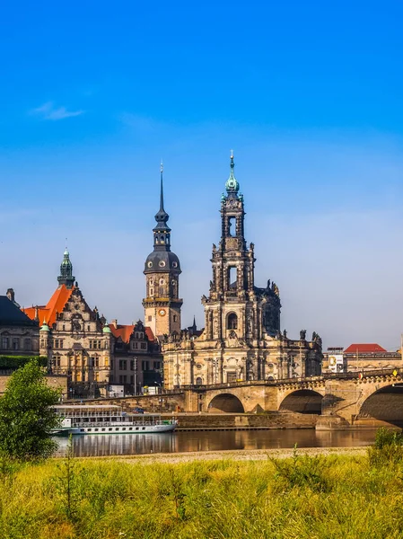 Dresden Hofkirche (HDR) — Stockfoto