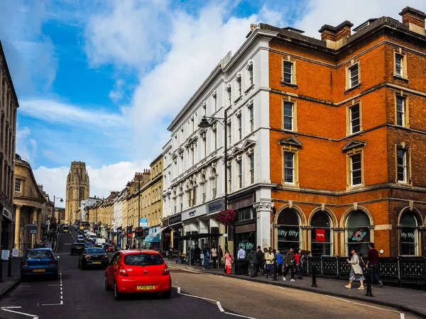 HDR Park Street in Bristol — Stock Photo, Image