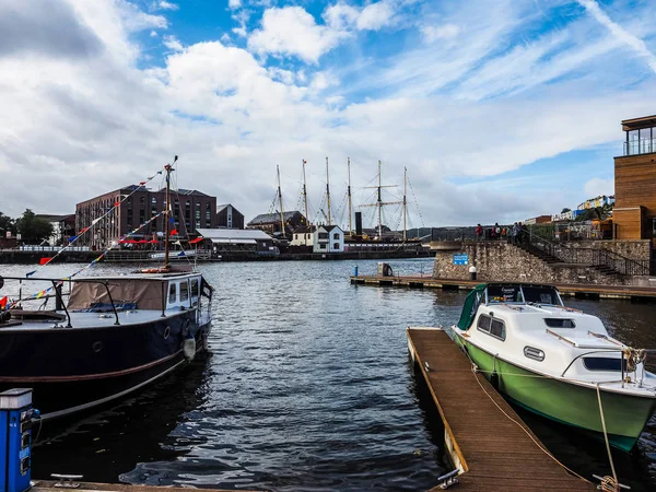 HDR Bristol hamnen i Bristol — Stockfoto