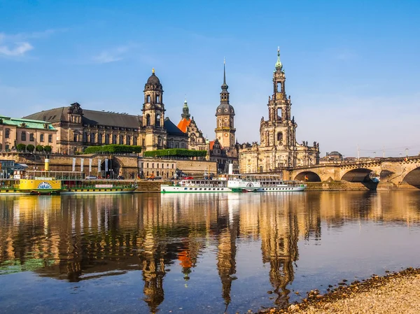 Dresden Hofkirche (HDR) — Stockfoto