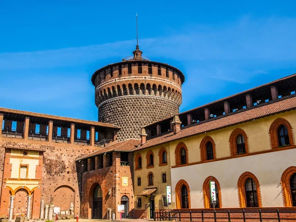 Замок Сфорца в Милане (HDR) ) — стоковое фото