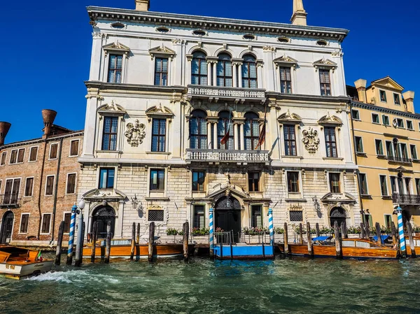 Hdr canal grande in venedig — Stockfoto