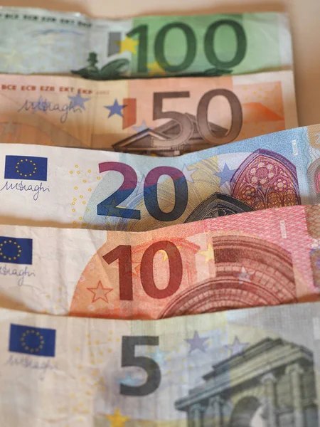 Euro (Eur) Notlar, Avrupa Birliği (AB) — Stok fotoğraf