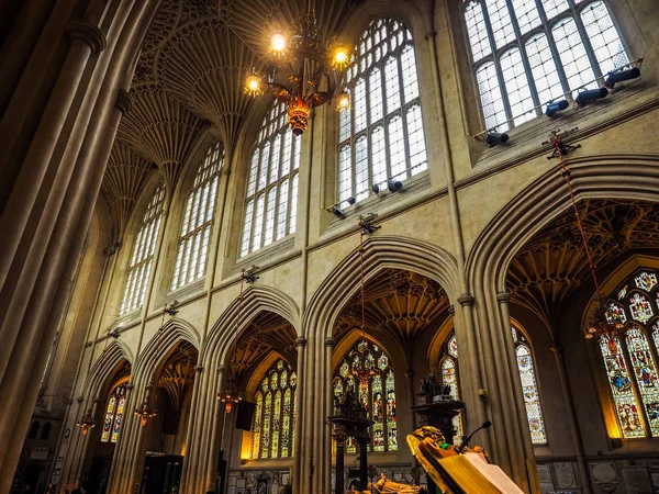 HDR Bath Abbey in Bath — Stock Photo, Image