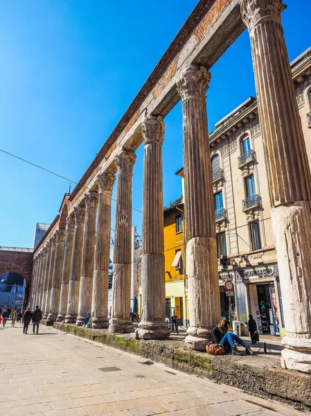 Colonne di San Lorenzo Milano (HDR ) — Foto Stock