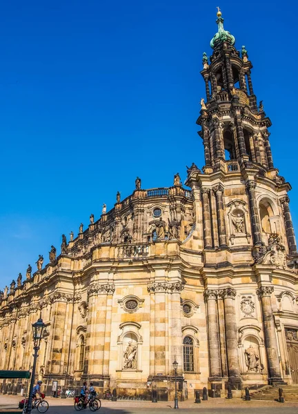 Dresden Hofkirche (HDR) — Stok fotoğraf