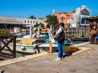 HDR Venedik gelen turist
