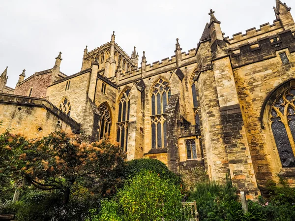 HDR Bristol kathedraal in Bristol — Stockfoto