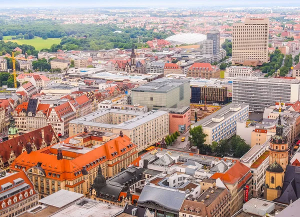 Leipzig vue aérienne (HDR ) — Photo