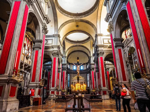 Église HDR San Salvador à Venise — Photo