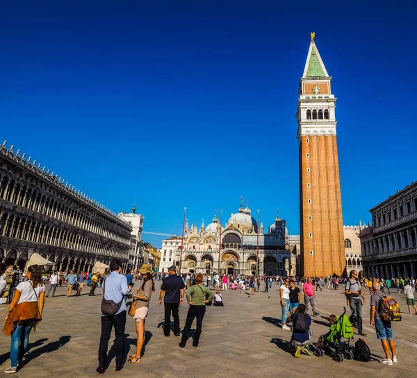 HDR St Mark Meydanı Venedik