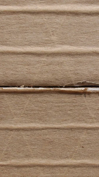 Sfondo cartone ondulato marrone - verticale — Foto Stock