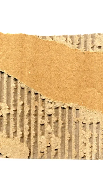 Corrugated cardboard - vertical — Stock Photo, Image