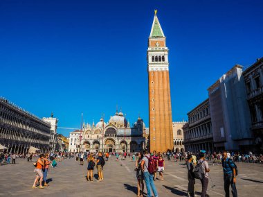 HDR St Mark Meydanı Venedik