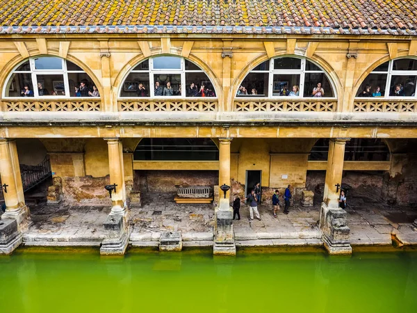 Bains Romains HDR à Bath — Photo