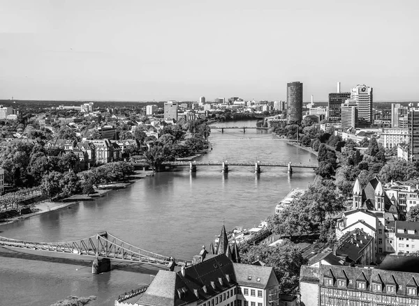 Frankfurt am Main panorama (HDR) — Stock Photo, Image