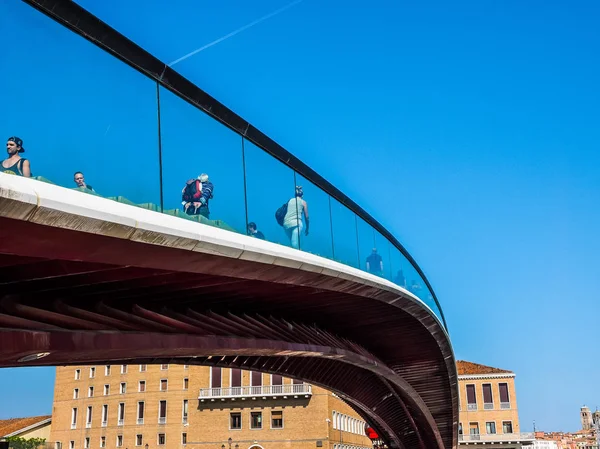 HDR威尼斯的Ponte della Costituzione — 图库照片
