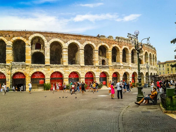 HDR Verona Arena roman amphitheatre — Stock Photo, Image