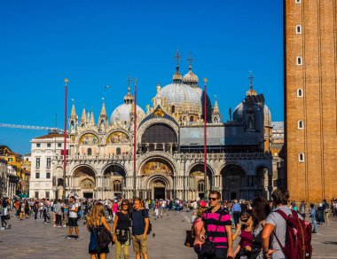 HDR St Mark Meydanı Venedik