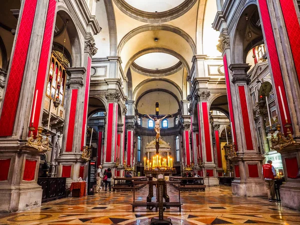 Église HDR San Salvador à Venise — Photo