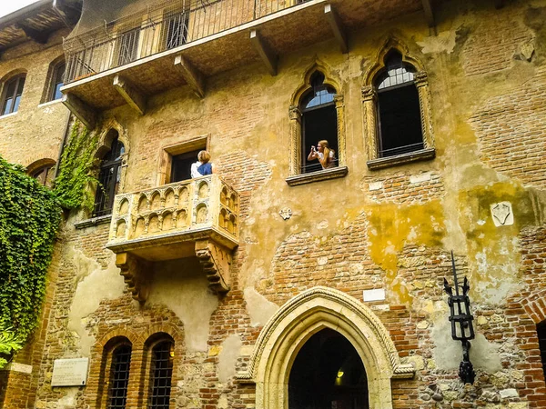 Casa HDR de Julieta em Verona — Fotografia de Stock