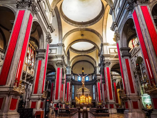 HDR Iglesia de San Salvador en Venecia — Foto de Stock