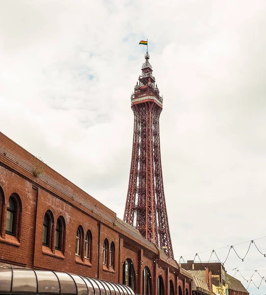 Blackpool Tower (Hdr) — Zdjęcie stockowe