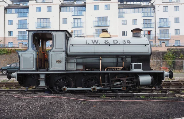 Bristol Harbour old trains in Bristol — Stock Photo, Image