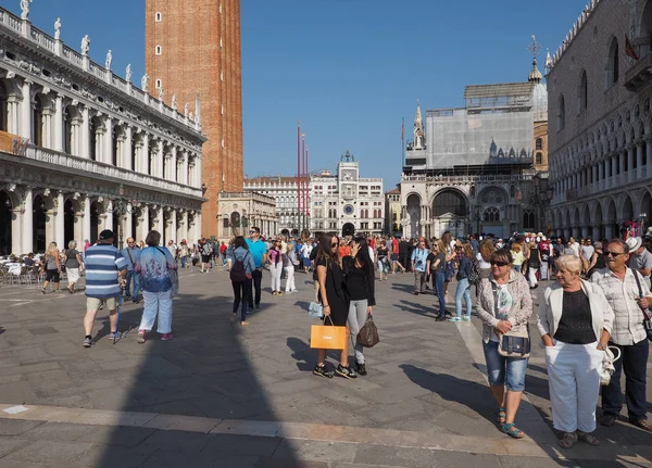 Plaza de San Marcos en Venecia — Foto de Stock