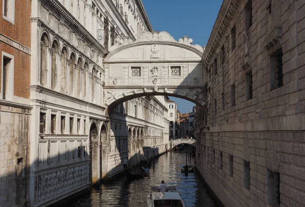 Pont des soupirs dans la venise — Photo