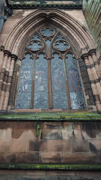 Catedral de Chester em Chester - vertical — Fotografia de Stock