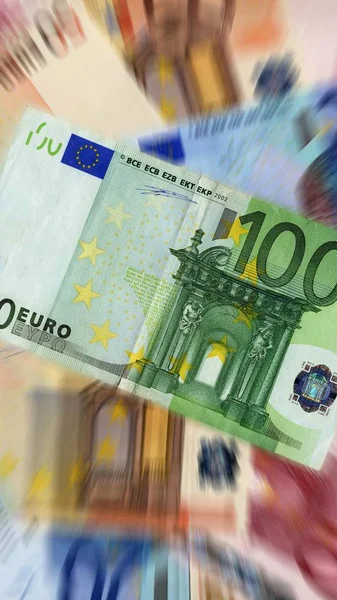 Monnaie euro - vertical — Photo