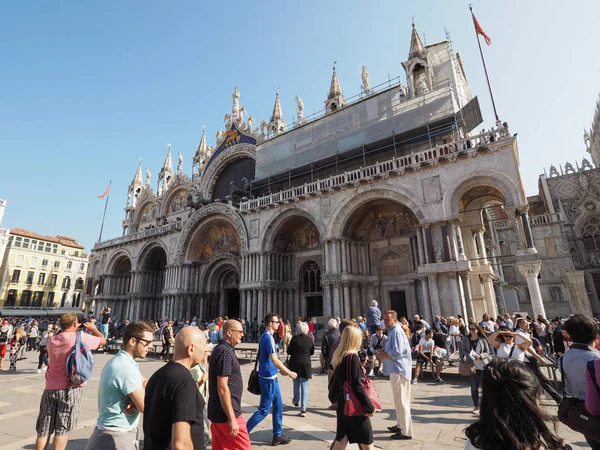 Plaza de San Marcos en Venecia — Foto de Stock