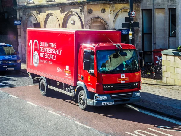 Camião HDR Royal Mail em Bristol — Fotografia de Stock