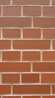 Kırmızı tuğla duvar arka plan - dikey